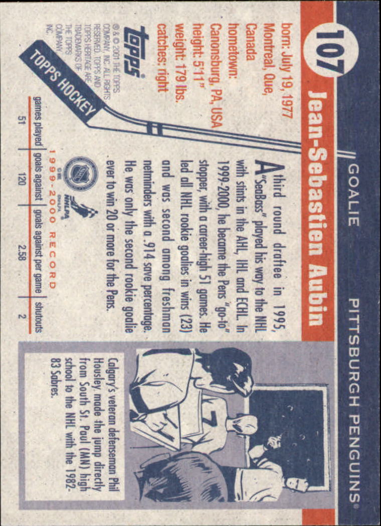 B6391- 2000-01 Topps Heritage Hockey Card #s 1-247 -You Pick- 15+ FREE US SHIP - Picture 149 of 421