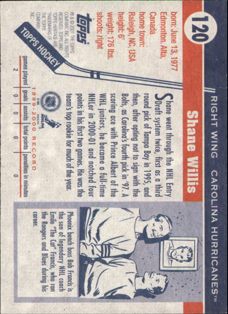 B6391- 2000-01 Topps Heritage Hockey Card #s 1-247 -You Pick- 15+ FREE US SHIP - Picture 173 of 421