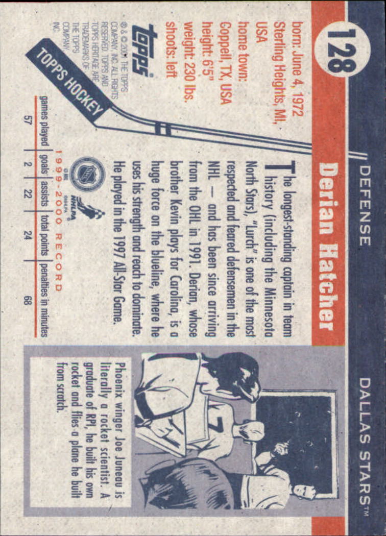 B6391- 2000-01 Topps Heritage Hockey Card #s 1-247 -You Pick- 15+ FREE US SHIP - Picture 189 of 421