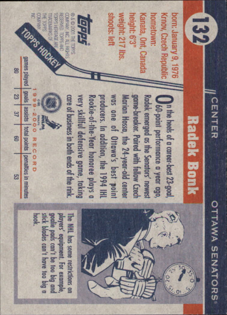 B6391- 2000-01 Topps Heritage Hockey Card #s 1-247 -You Pick- 15+ FREE US SHIP - Picture 197 of 421