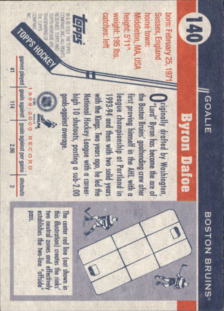 B6391- 2000-01 Topps Heritage Hockey Card #s 1-247 -You Pick- 15+ FREE US SHIP - Picture 213 of 421