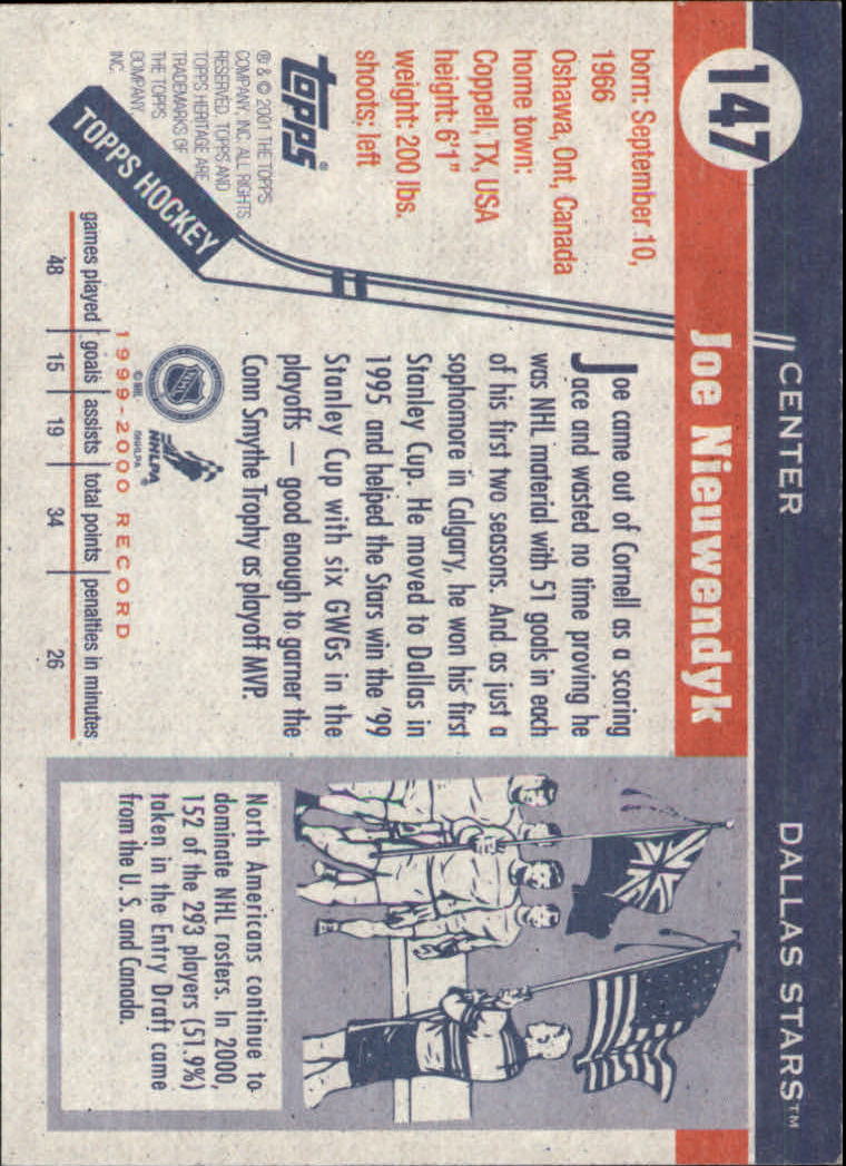 B6391- 2000-01 Topps Heritage Hockey Card #s 1-247 -You Pick- 15+ FREE US SHIP - Picture 227 of 421