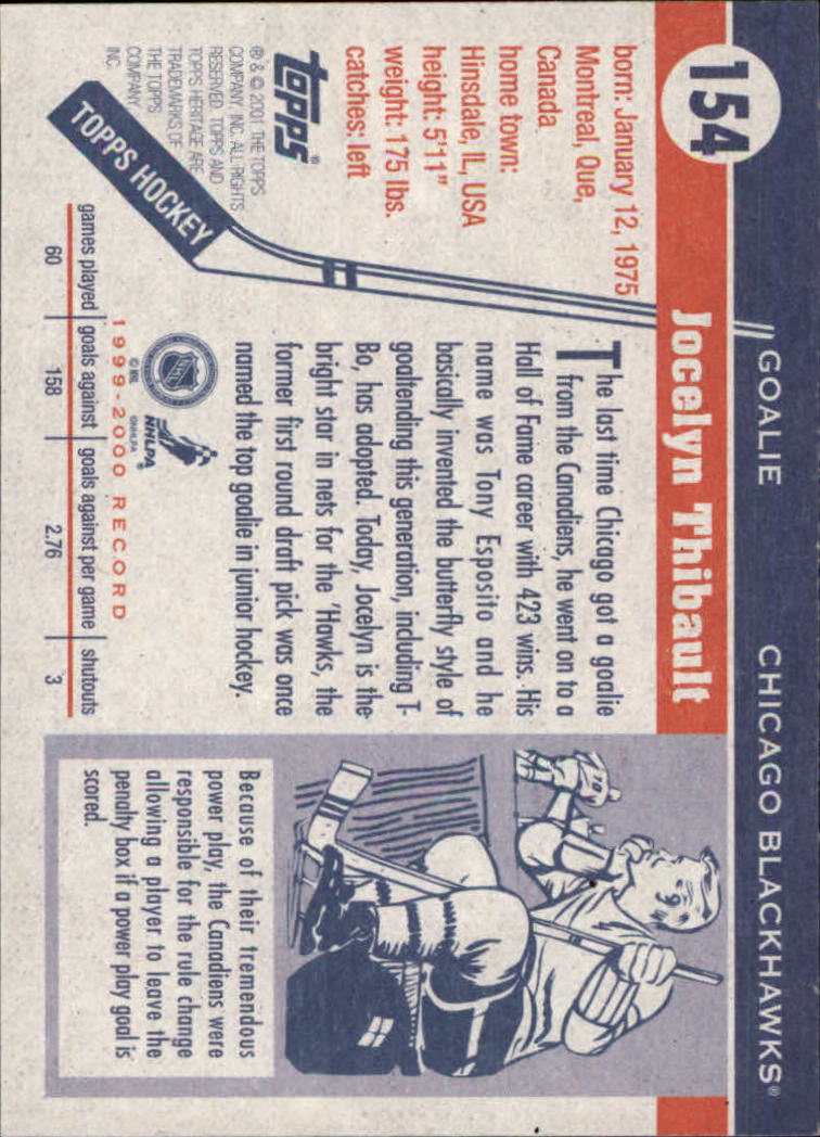 B6391- 2000-01 Topps Heritage Hockey Card #s 1-247 -You Pick- 15+ FREE US SHIP - Picture 241 of 421