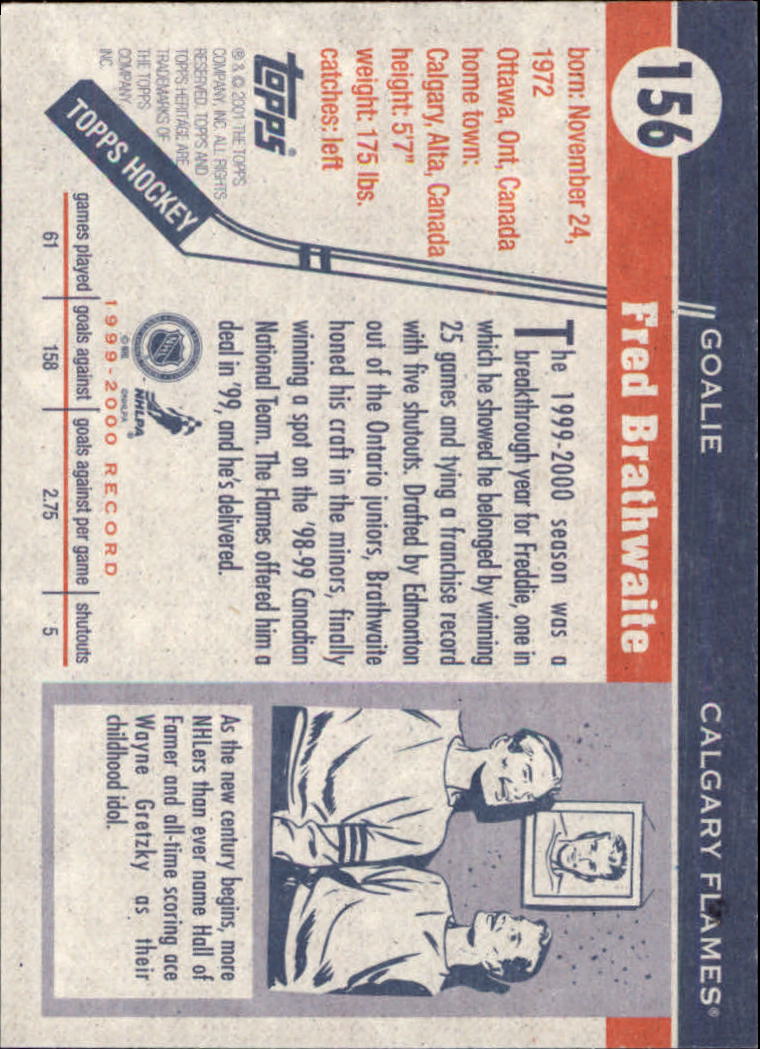 B6391- 2000-01 Topps Heritage Hockey Card #s 1-247 -You Pick- 15+ FREE US SHIP - Picture 245 of 421