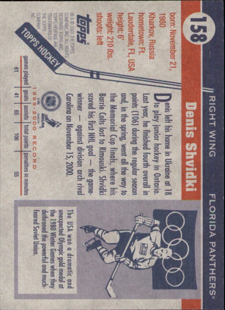 B6391- 2000-01 Topps Heritage Hockey Card #s 1-247 -You Pick- 15+ FREE US SHIP - Picture 249 of 421
