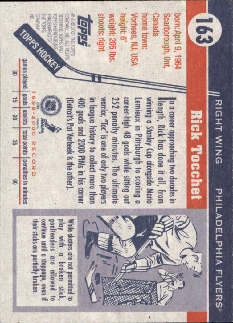 B6391- 2000-01 Topps Heritage Hockey Card #s 1-247 -You Pick- 15+ FREE US SHIP - Picture 259 of 421