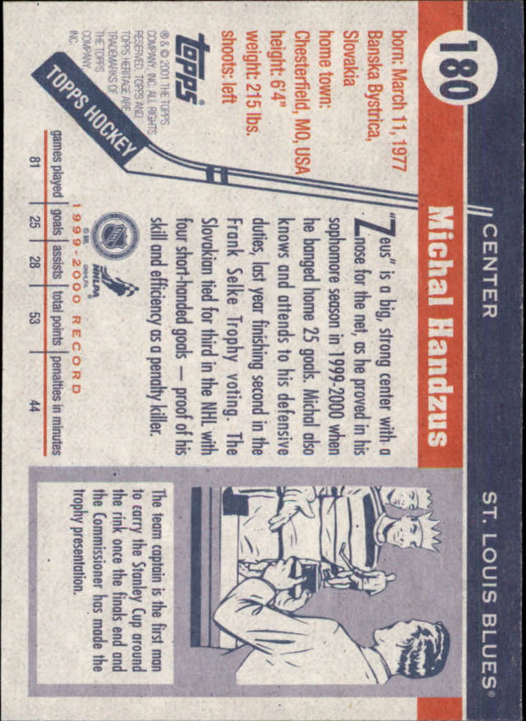 B6391- 2000-01 Topps Heritage Hockey Card #s 1-247 -You Pick- 15+ FREE US SHIP - Picture 291 of 421