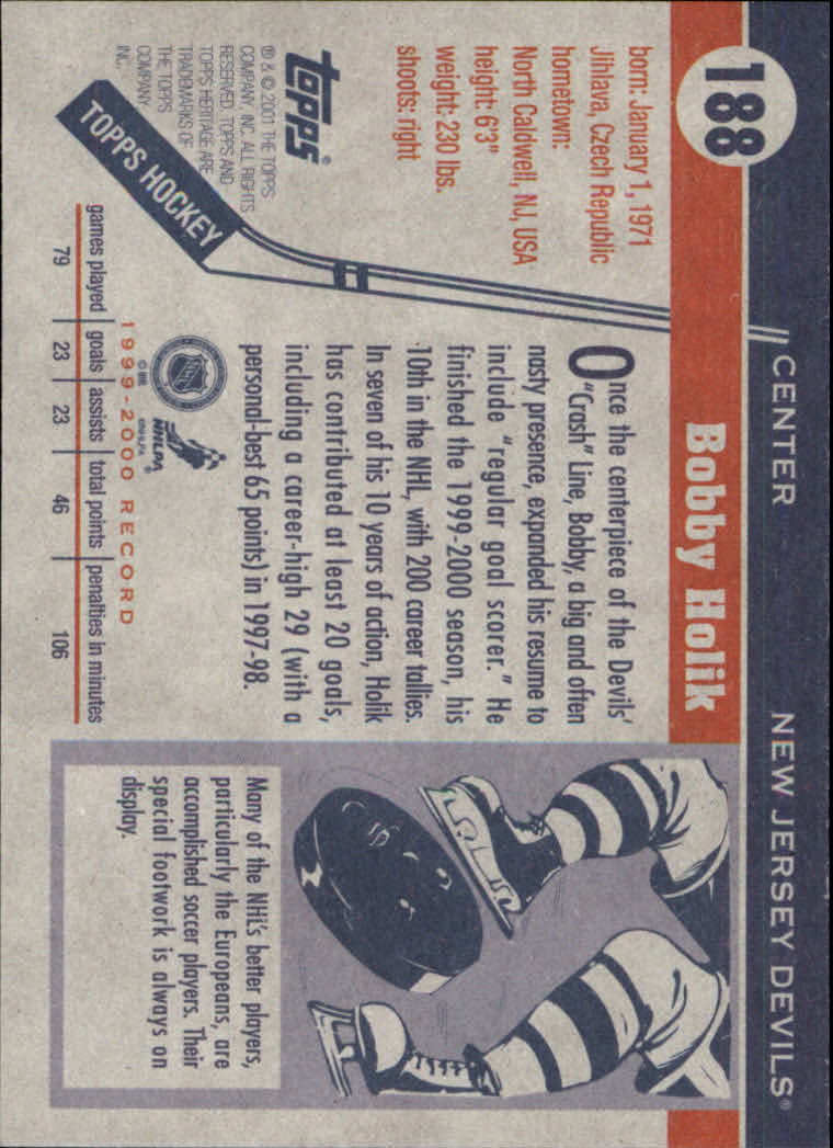 B6391- 2000-01 Topps Heritage Hockey Card #s 1-247 -You Pick- 15+ FREE US SHIP - Picture 307 of 421