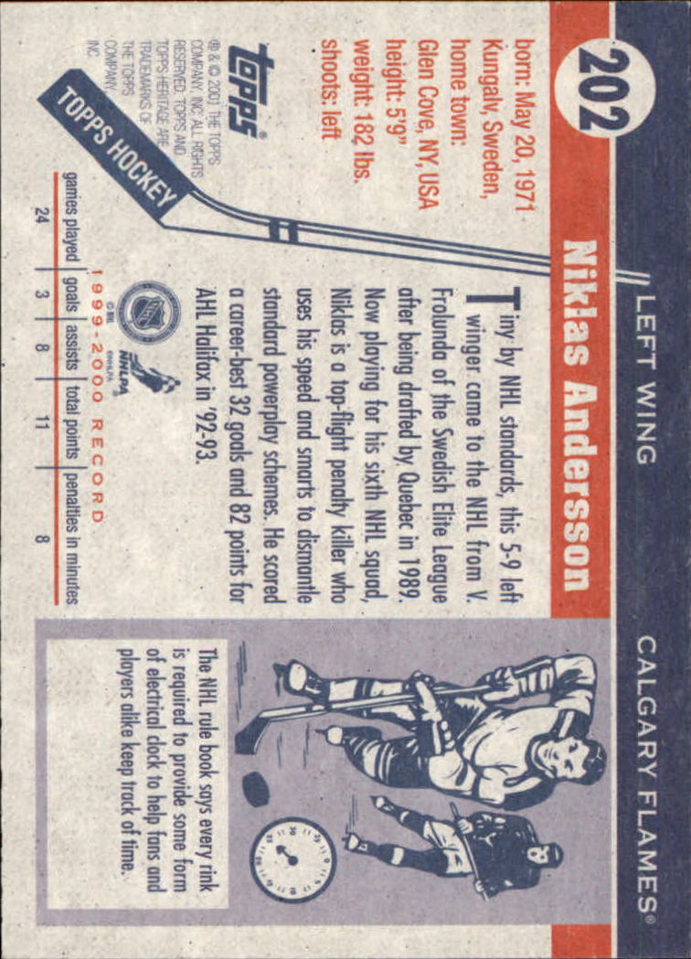 B6391- 2000-01 Topps Heritage Hockey Card #s 1-247 -You Pick- 15+ FREE US SHIP - Picture 333 of 421