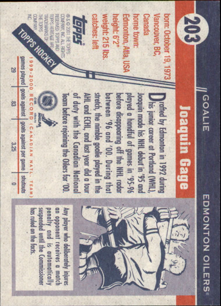 B6391- 2000-01 Topps Heritage Hockey Card #s 1-247 -You Pick- 15+ FREE US SHIP - Picture 335 of 421