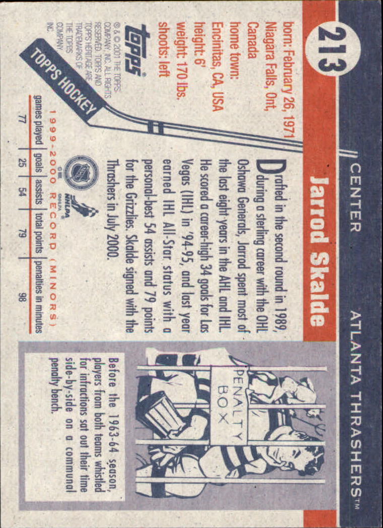 B6391- 2000-01 Topps Heritage Hockey Card #s 1-247 -You Pick- 15+ FREE US SHIP - Picture 353 of 421