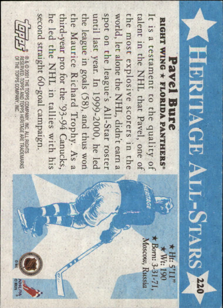 B6391- 2000-01 Topps Heritage Hockey Card #s 1-247 -You Pick- 15+ FREE US SHIP - Picture 367 of 421