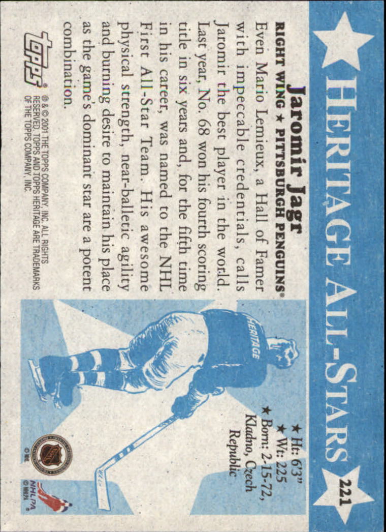 B6391- 2000-01 Topps Heritage Hockey Card #s 1-247 -You Pick- 15+ FREE US SHIP - Picture 369 of 421