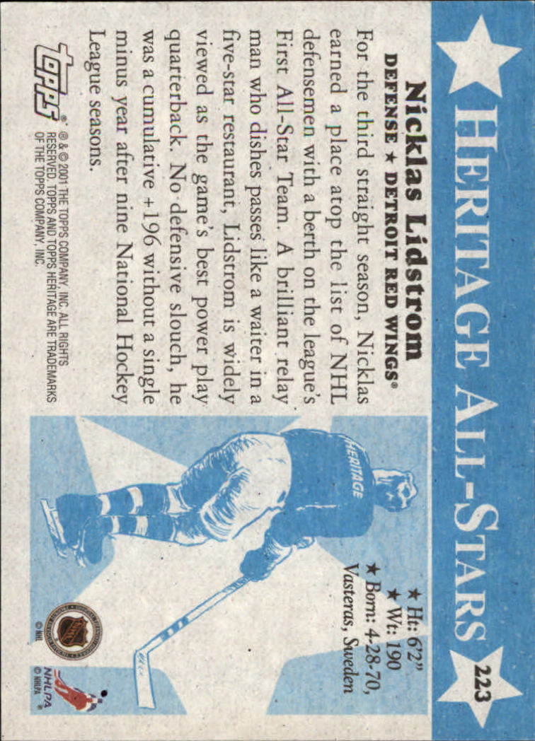 B6391- 2000-01 Topps Heritage Hockey Card #s 1-247 -You Pick- 15+ FREE US SHIP - Picture 373 of 421