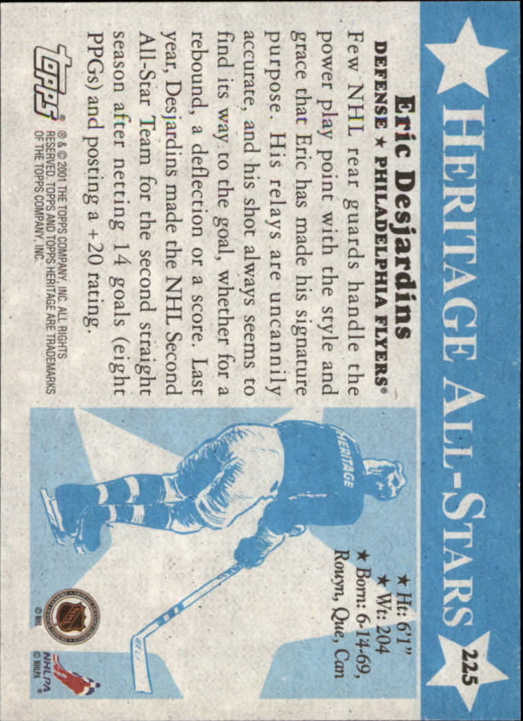 B6391- 2000-01 Topps Heritage Hockey Card #s 1-247 -You Pick- 15+ FREE US SHIP - Picture 377 of 421