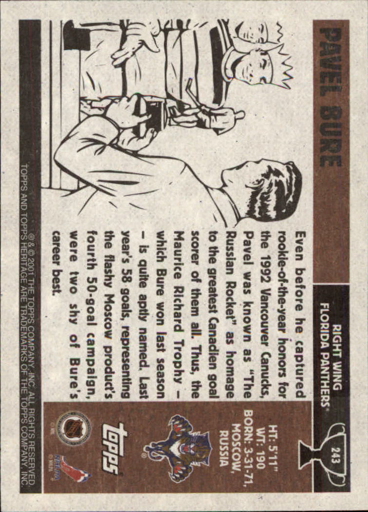 B6391- 2000-01 Topps Heritage Hockey Card #s 1-247 -You Pick- 15+ FREE US SHIP - Picture 413 of 421