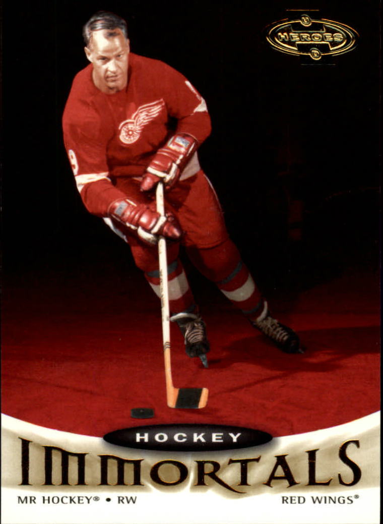 2000-01 Upper Deck Heroes #125 Gordie Howe
