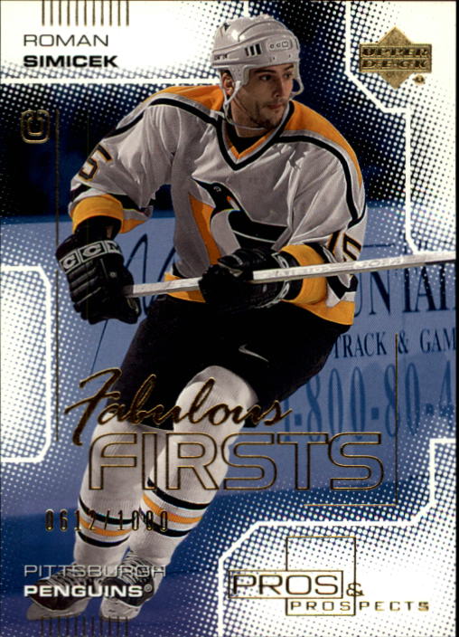 2000-01 Upper Deck Pros and Prospects #121 Roman Simicek RC