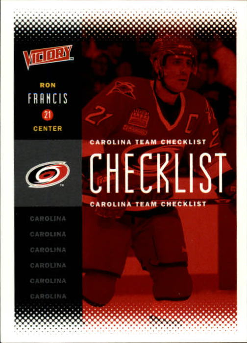 2000-01 Upper Deck Victory #42 Ron Francis CL