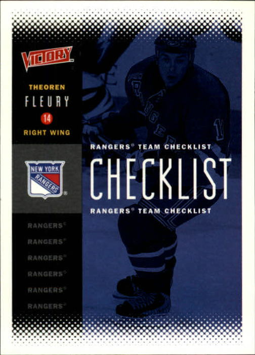 2000-01 Upper Deck Victory #150 Theo Fleury CL