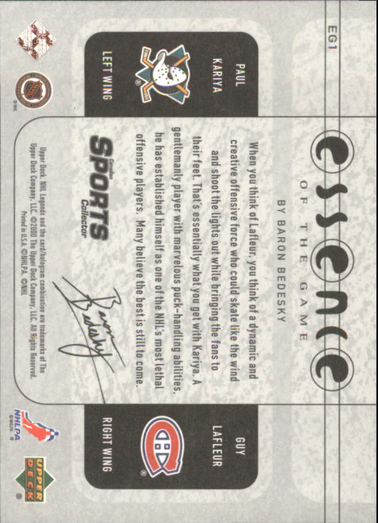 Sports Card Back