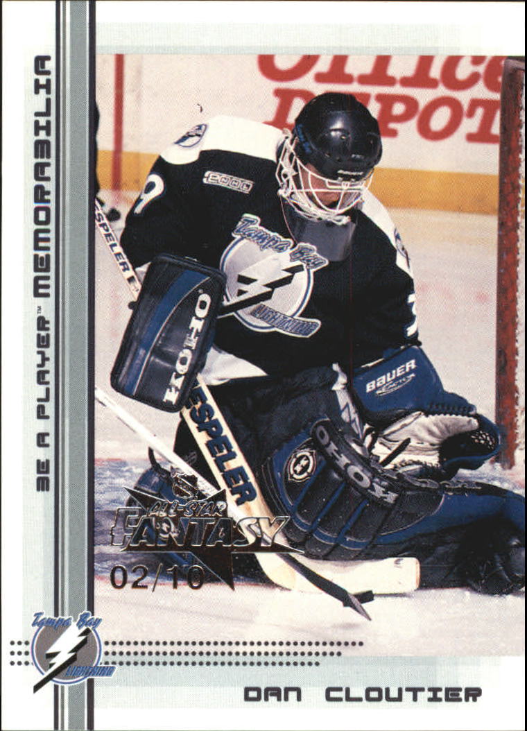 2000-01 BAP Memorabilia NHL All-Star Fantasy Black #145 Dan Cloutier