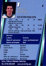 Sports Card Back