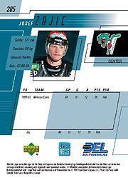 Sports Card Back