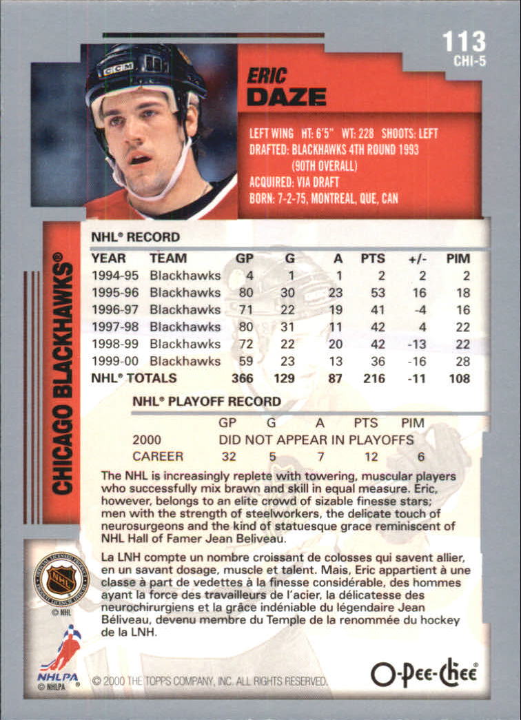 Sports Card Back