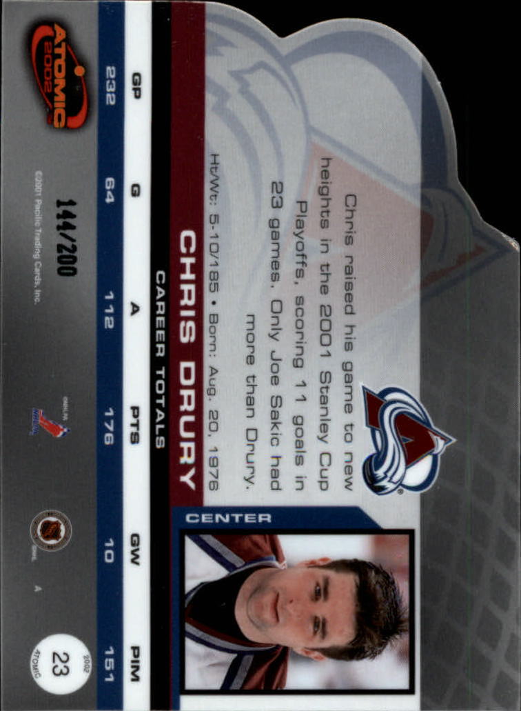 Sports Card Back