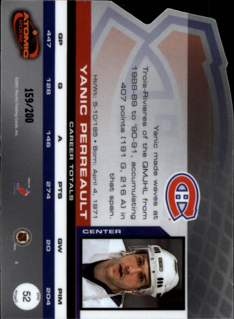 Sports Card Back