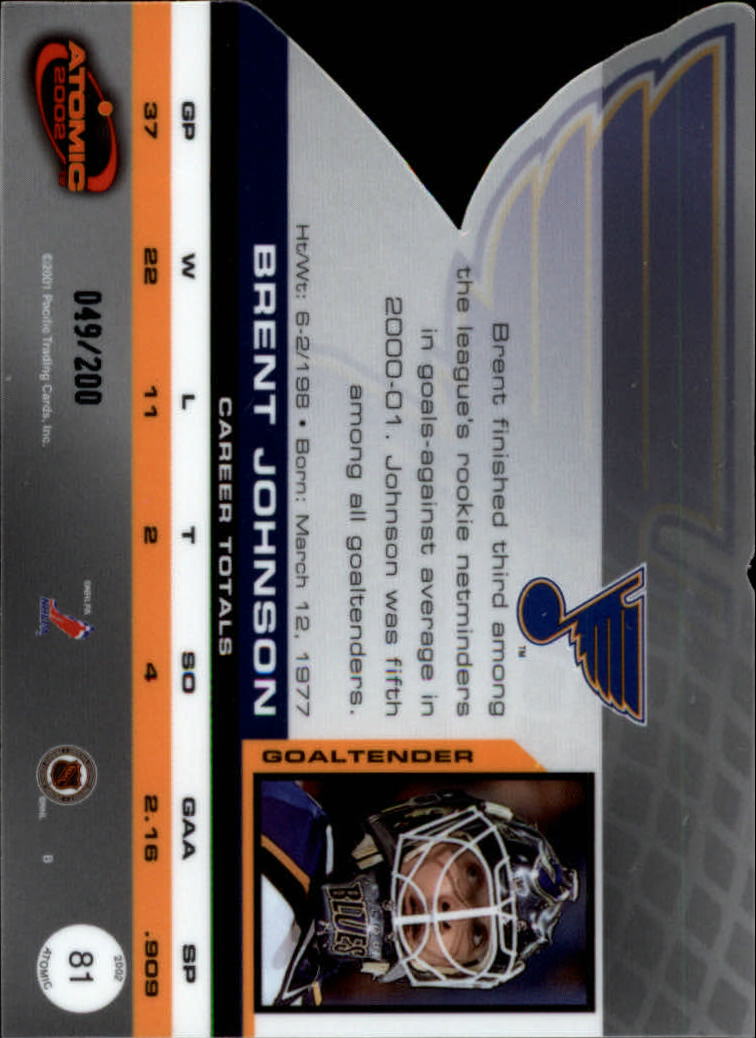 Sports Card Back