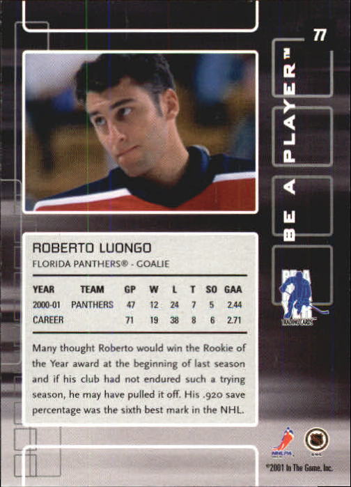 Sports Card Back