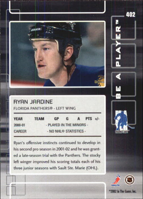 Sports Card Back