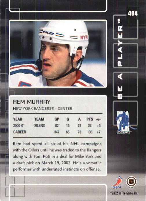 Sports Card Back