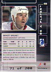 Sports Card Back