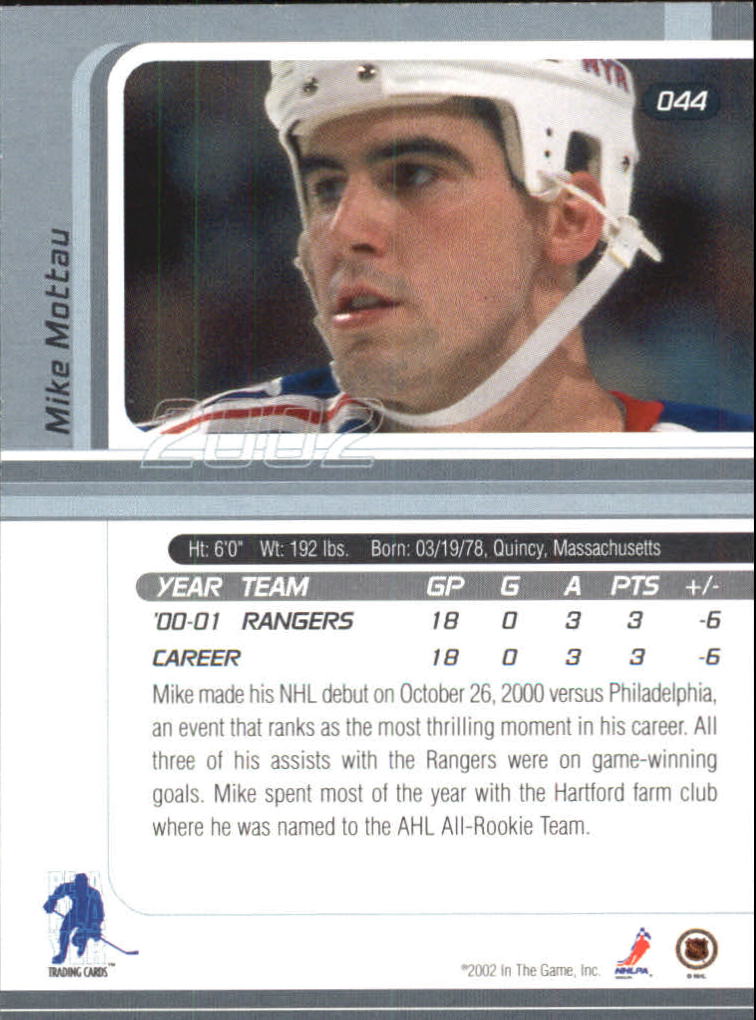 Sports Card Back