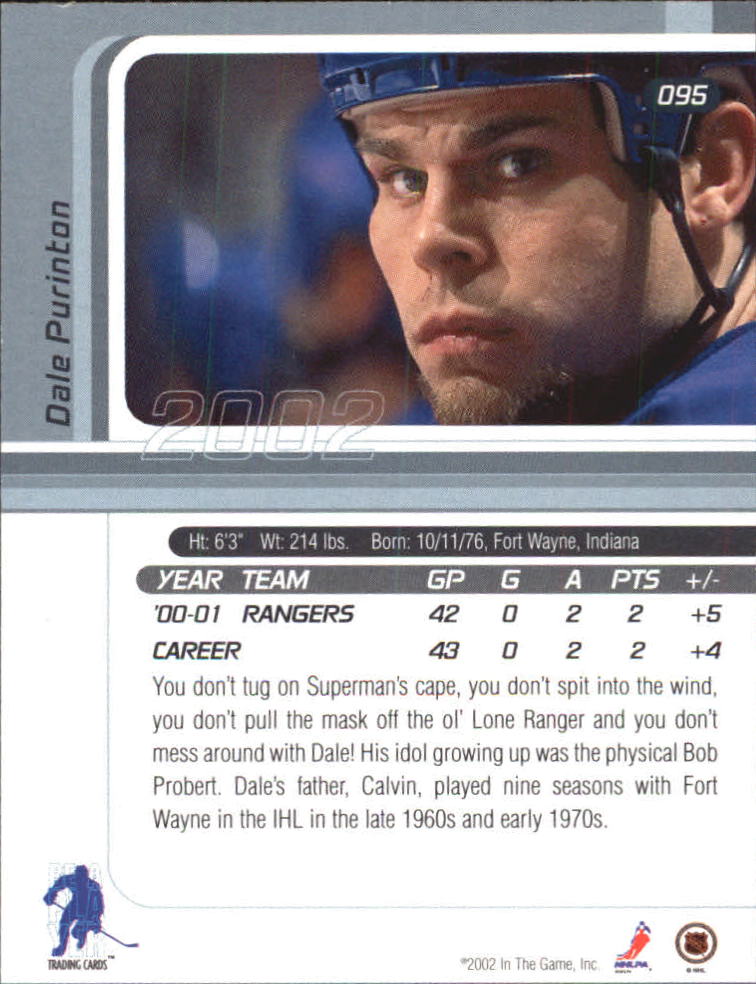 Sports Card Back