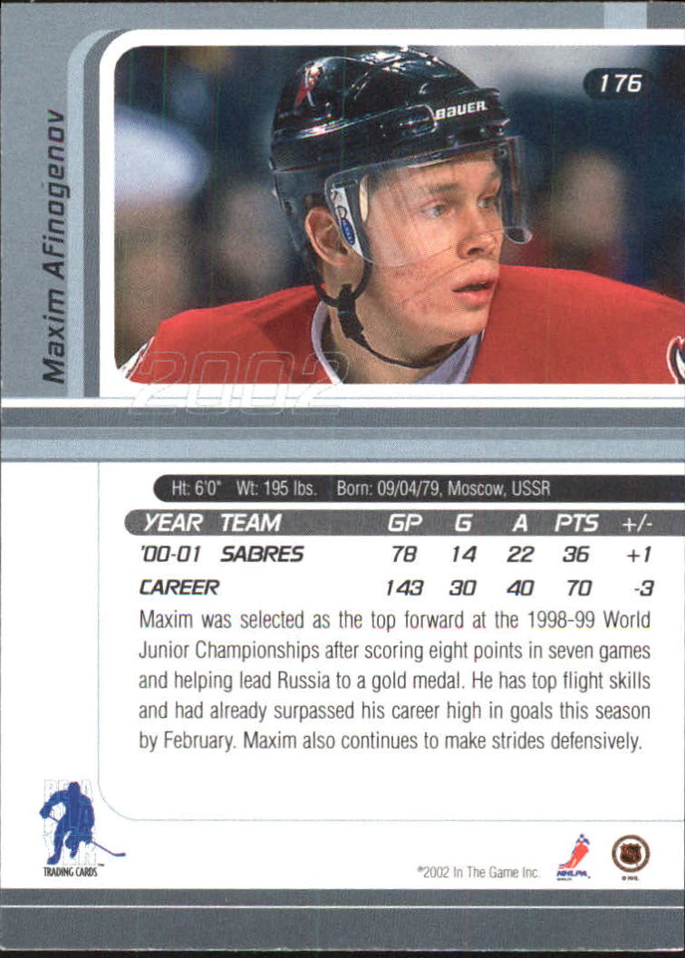 Sports Card Back