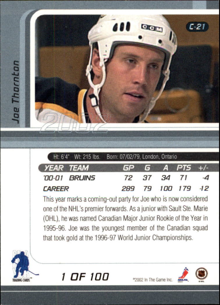 Sports Card Back