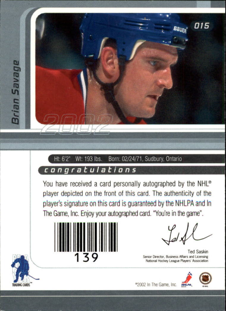 B3225- 2001-02 BAP Signature Series Base +Autos -You Pick- 15+ FREE US SHIP - Picture 47 of 287