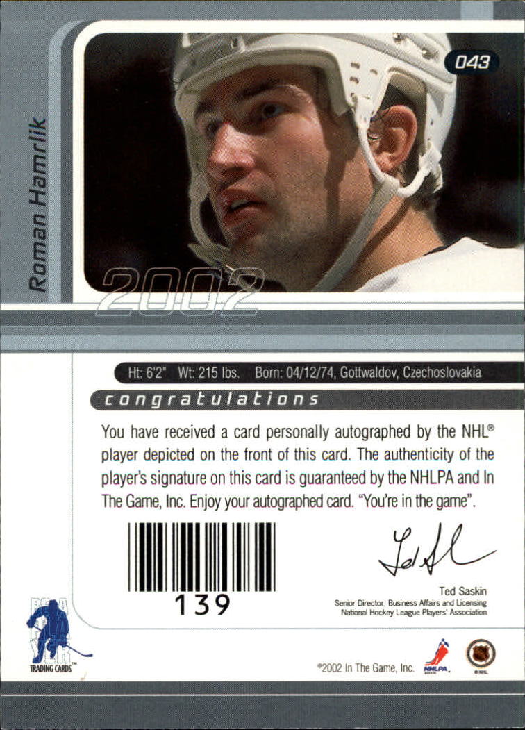B3225- 2001-02 BAP Signature Series Base +Autos -You Pick- 15+ FREE US SHIP - Picture 73 of 287