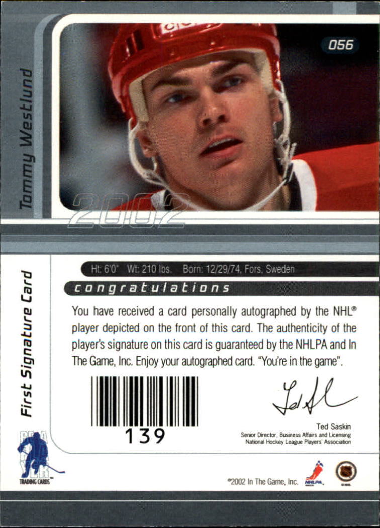 B3225- 2001-02 BAP Signature Series Base +Autos -You Pick- 15+ FREE US SHIP - Picture 83 of 287