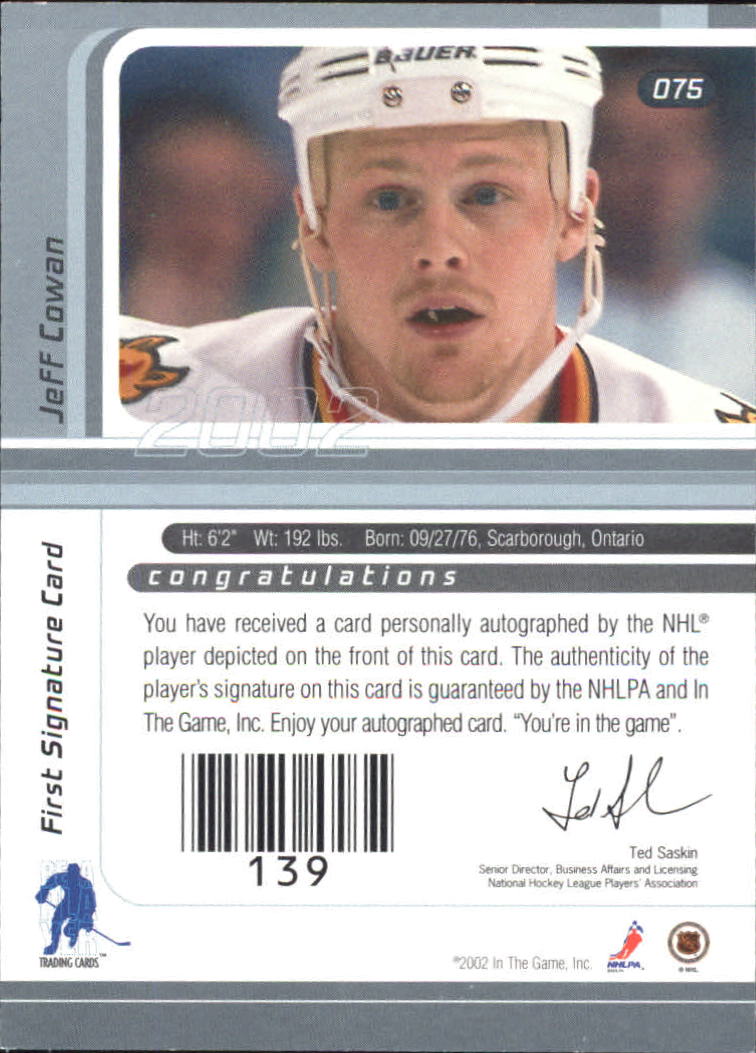 B3225- 2001-02 BAP Signature Series Base +Autos -You Pick- 15+ FREE US SHIP - Picture 105 of 287