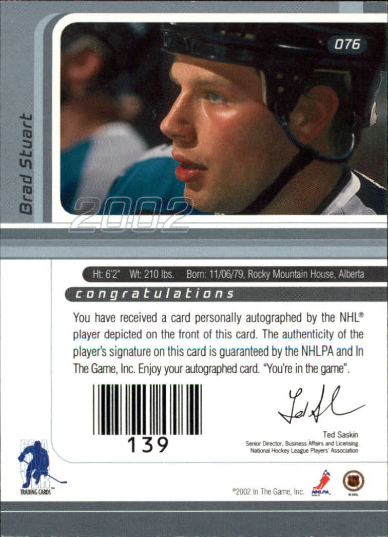 B3225- 2001-02 BAP Signature Series Base +Autos -You Pick- 15+ FREE US SHIP - Picture 107 of 287