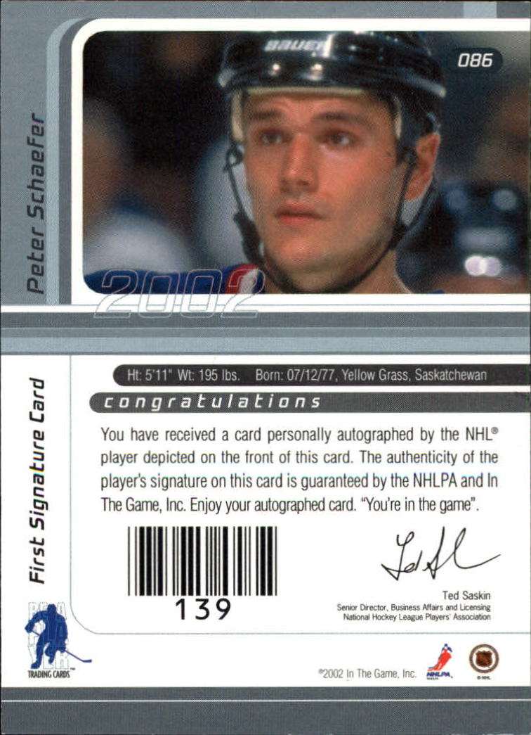 B3225- 2001-02 BAP Signature Series Base +Autos -You Pick- 15+ FREE US SHIP - Picture 115 of 287