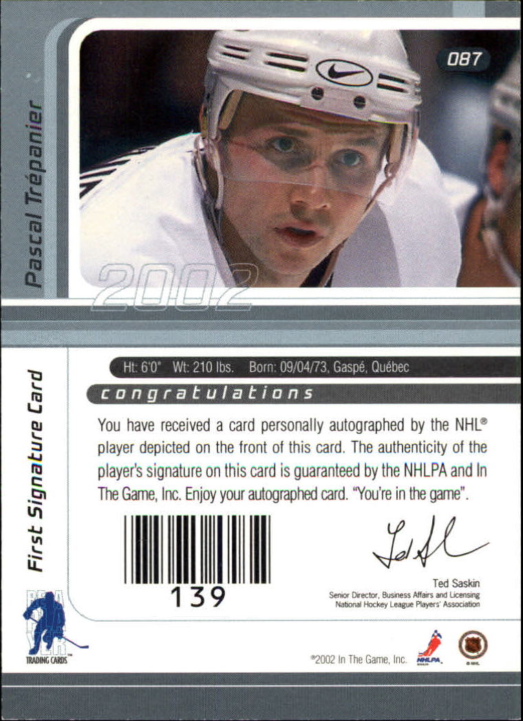 B3225- 2001-02 BAP Signature Series Base +Autos -You Pick- 15+ FREE US SHIP - Picture 117 of 287