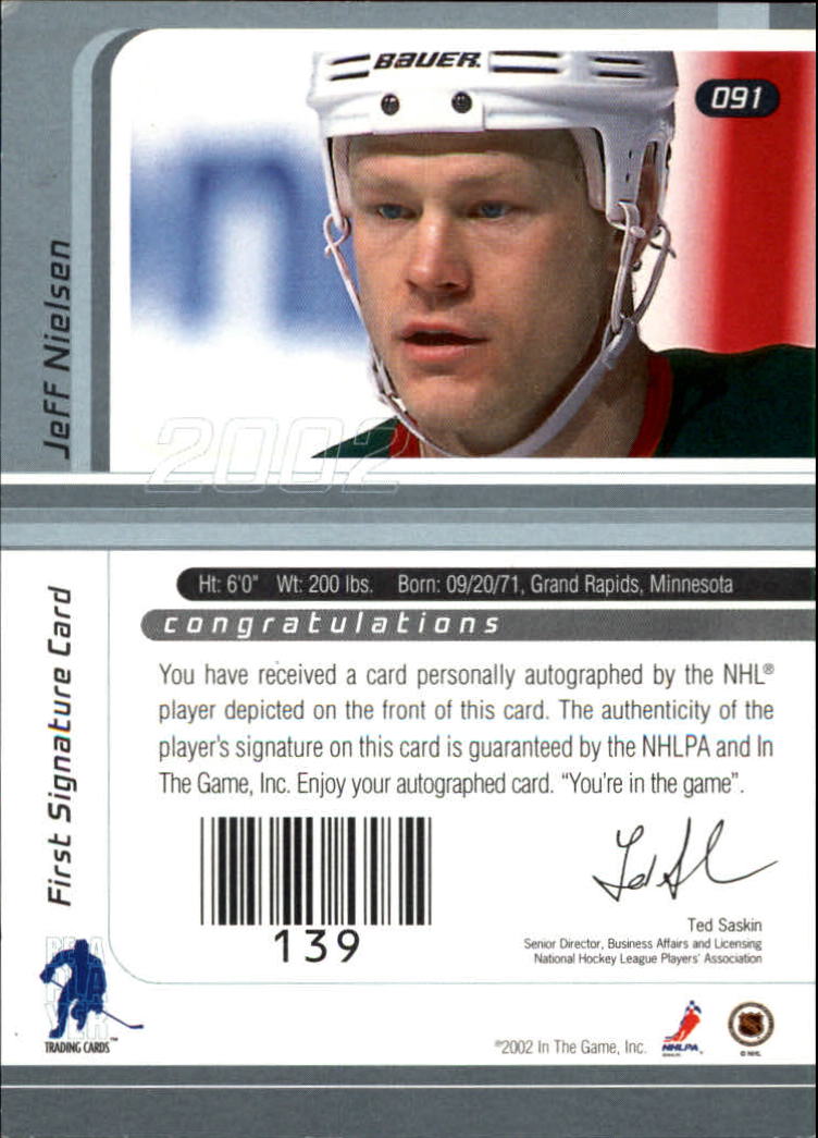 B3225- 2001-02 BAP Signature Series Base +Autos -You Pick- 15+ FREE US SHIP - Picture 123 of 287