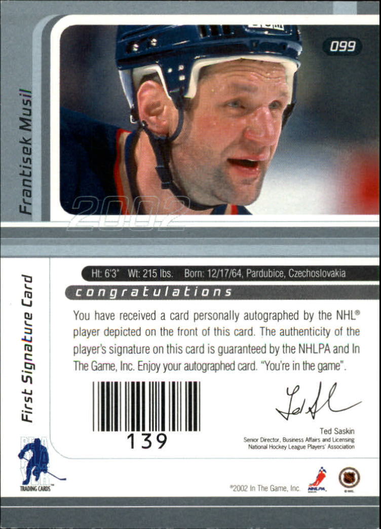 B3225- 2001-02 BAP Signature Series Base +Autos -You Pick- 15+ FREE US SHIP - Picture 135 of 287