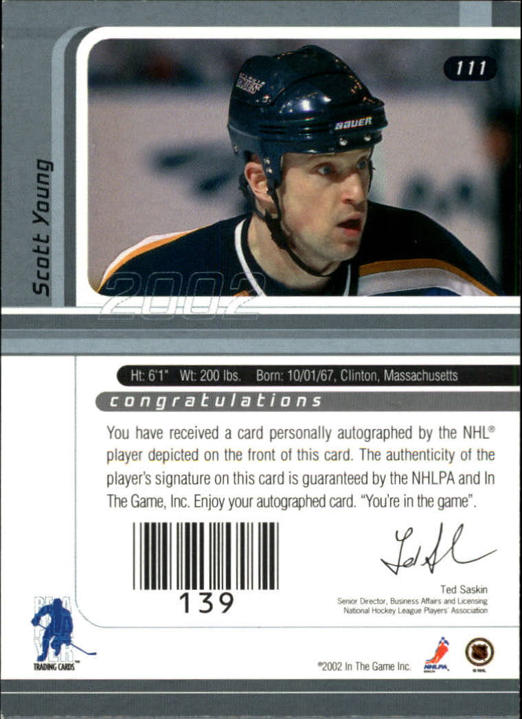B3225- 2001-02 BAP Signature Series Base +Autos -You Pick- 15+ FREE US SHIP - Picture 143 of 287